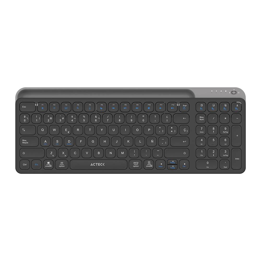 Teclado Inalámbrico Multidispositivos INSPIRE TREK TI747 AC-940108  Acteck Elite Series Bluetooth 5.1 - Dongle 2.4 MHz Teclado Inalámbrico Multidispositivos INSPIRE TREK TI747 AC-940108  Acteck Elite Series Bluetooth 5.1 - Dongle 2.4 MHz